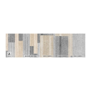 Fototapeten Muster Premium Canvas - Komposition: Vertikal halten - Abstraktion, Linien, Pastell - 100x30 cm