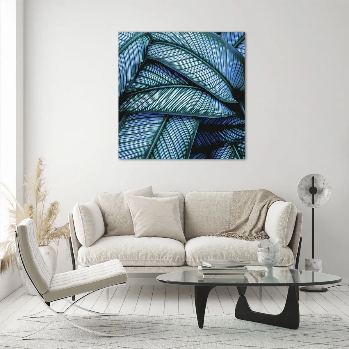 Glasbild - Bild auf glas - Lebenslinien - 60x60 cm