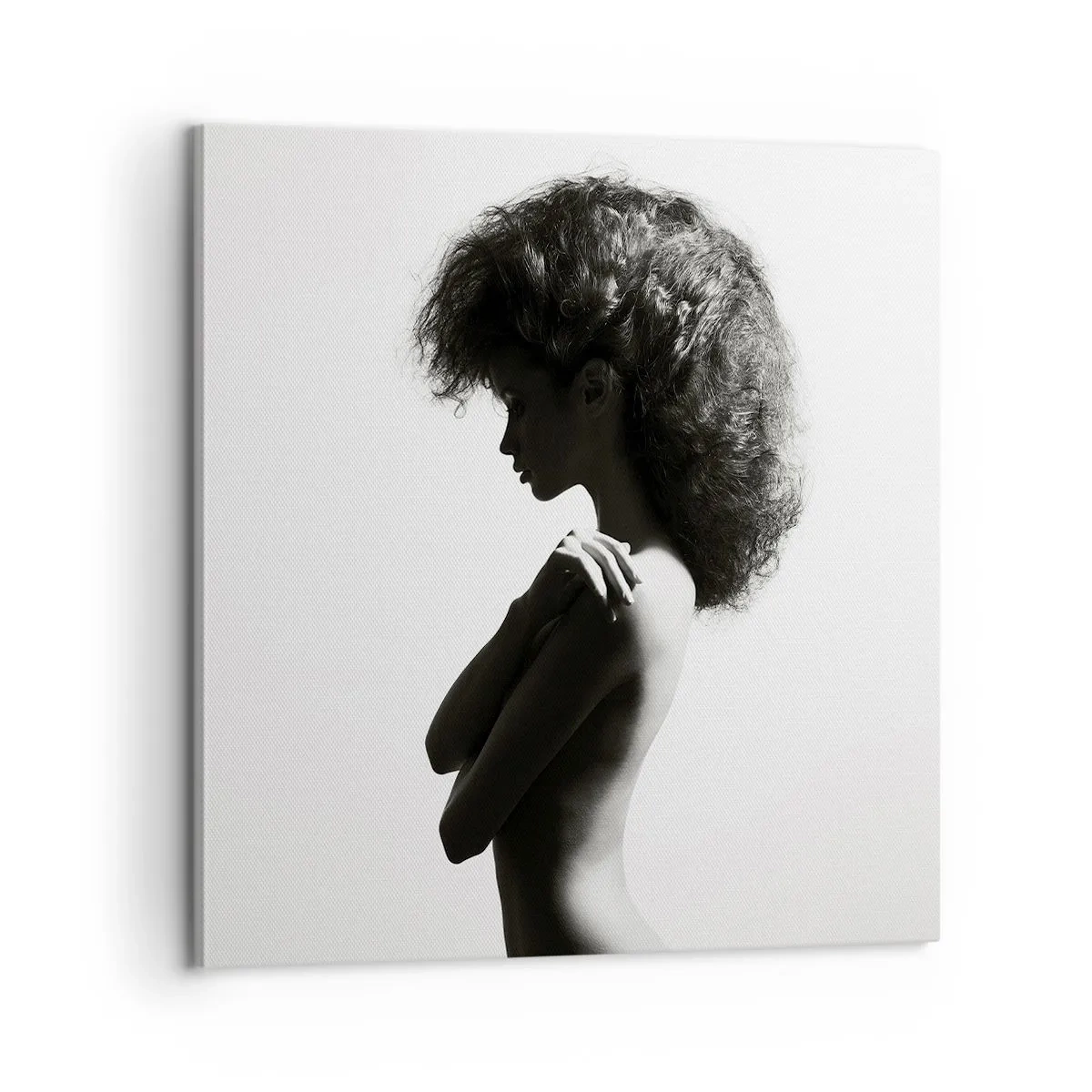 Bild auf Leinwand - Leinwandbild - Wie eine Blume auf einem schlanken Stiel - 60x60 cm