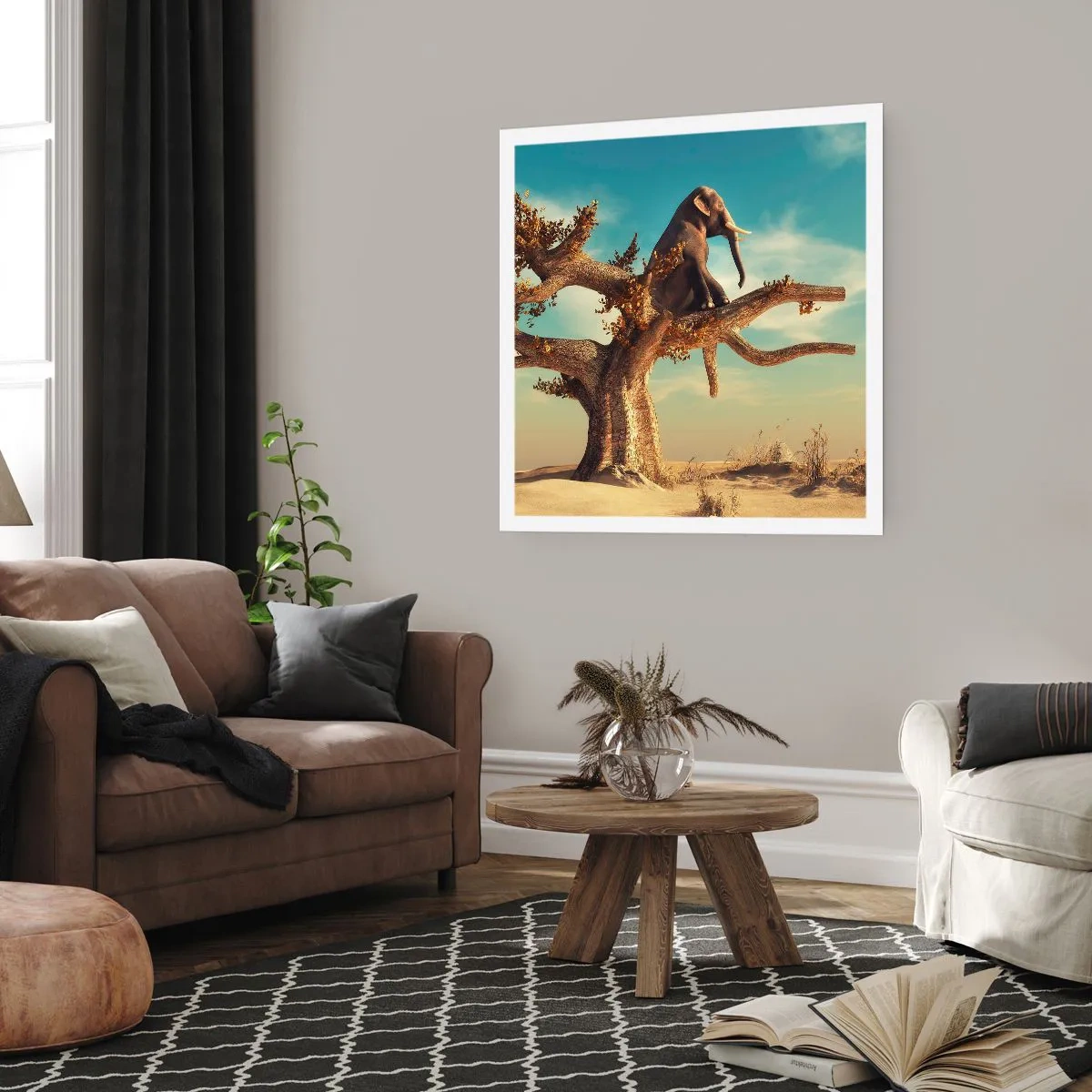 Poster - Ein neuer Standpunkt - 60x60 cm