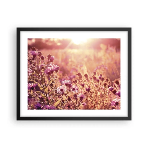 Poster in einem schwarzem Rahmen - Bevor der Sommer vorbei ist - 50x40 cm