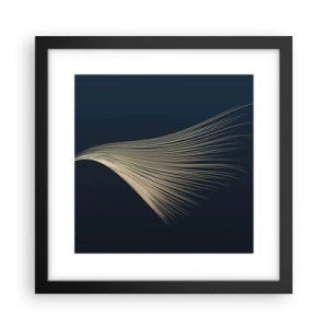 Poster in einem schwarzem Rahmen - Wie das Haar eines Engels - 30x30 cm