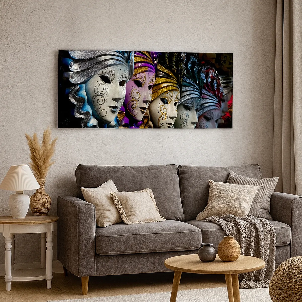 Bild auf Leinwand - Leinwandbild - Geheimnis in Gold und Silber - 30x30 cm