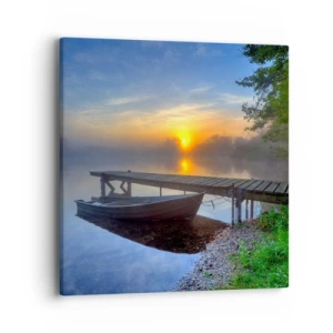 Bild auf Leinwand - Leinwandbild - Wie aus Gewöhnlichem Magie wird - 40x40 cm