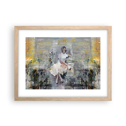 Poster in einem Rahmen aus heller Eiche - Klassisch und modern - 40x30 cm