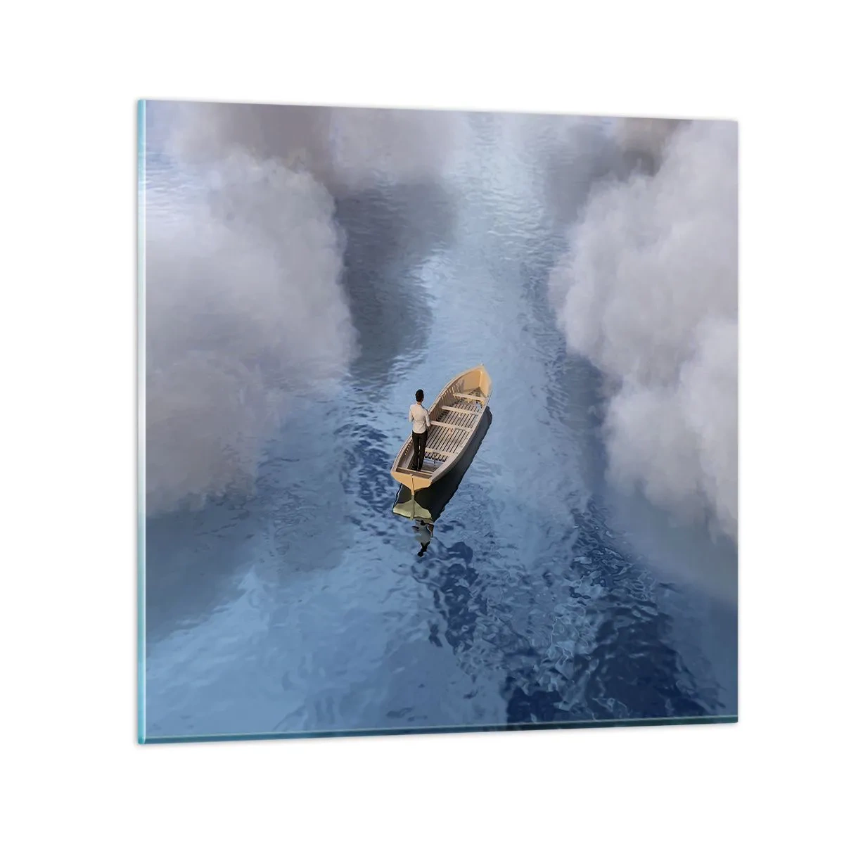 Glasbild - Bild auf glas - Leben – Reise – unbekannt - 70x70 cm