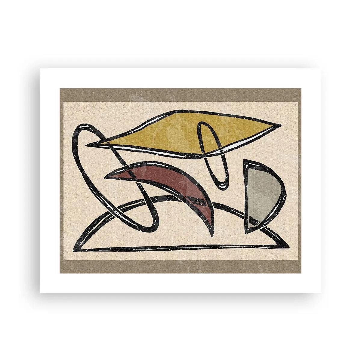 Poster - Vertikale und Horizontale - 50x40 cm