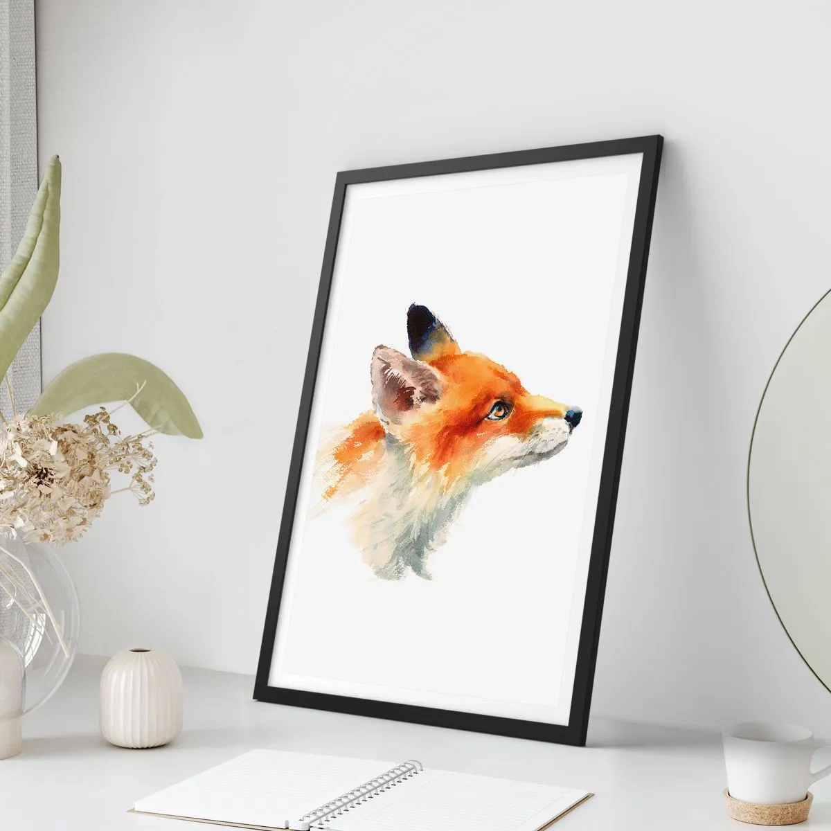 Poster in einem schwarzem Rahmen - Man kann nie vorsichtig genug sein - 70x100 cm