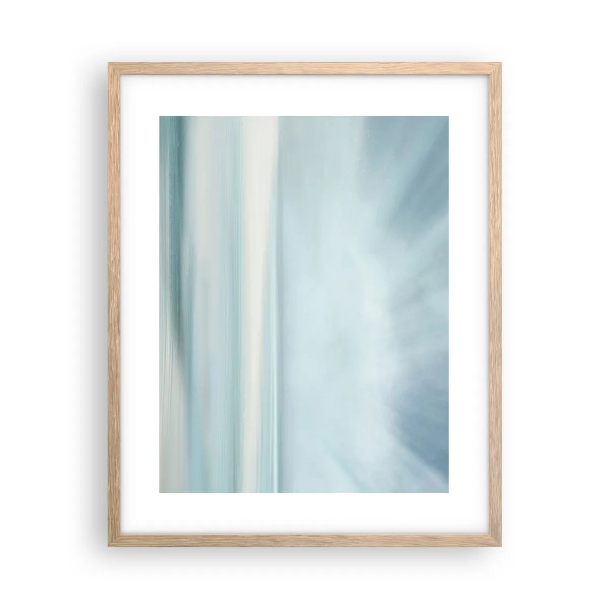 Poster in einem Rahmen aus heller Eiche - Frieden bis zum Horizont - 40x50 cm