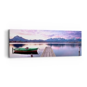 Bild auf Leinwand - Leinwandbild - Freundliche Stille - 90x30 cm