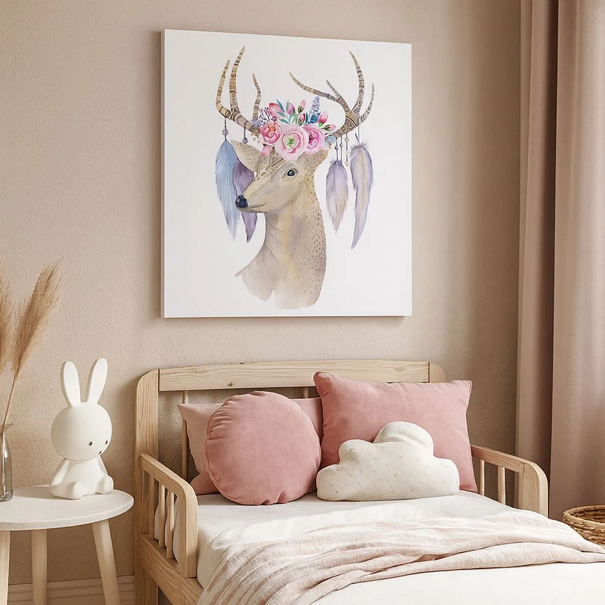 Bild auf Leinwand - Leinwandbild - Seelenführer - sanft, unschuldig - 30x30 cm