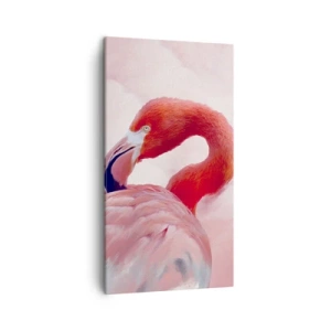 Bild auf Leinwand - Leinwandbild - Vogel Schönheit - 45x80 cm