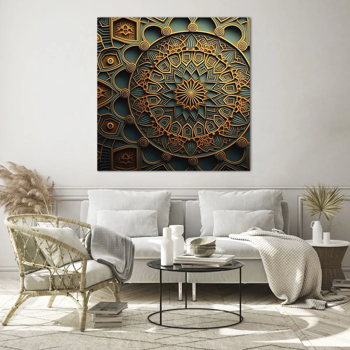 Glasbild - Bild auf glas - In arabischer Atmosphäre - 30x30 cm