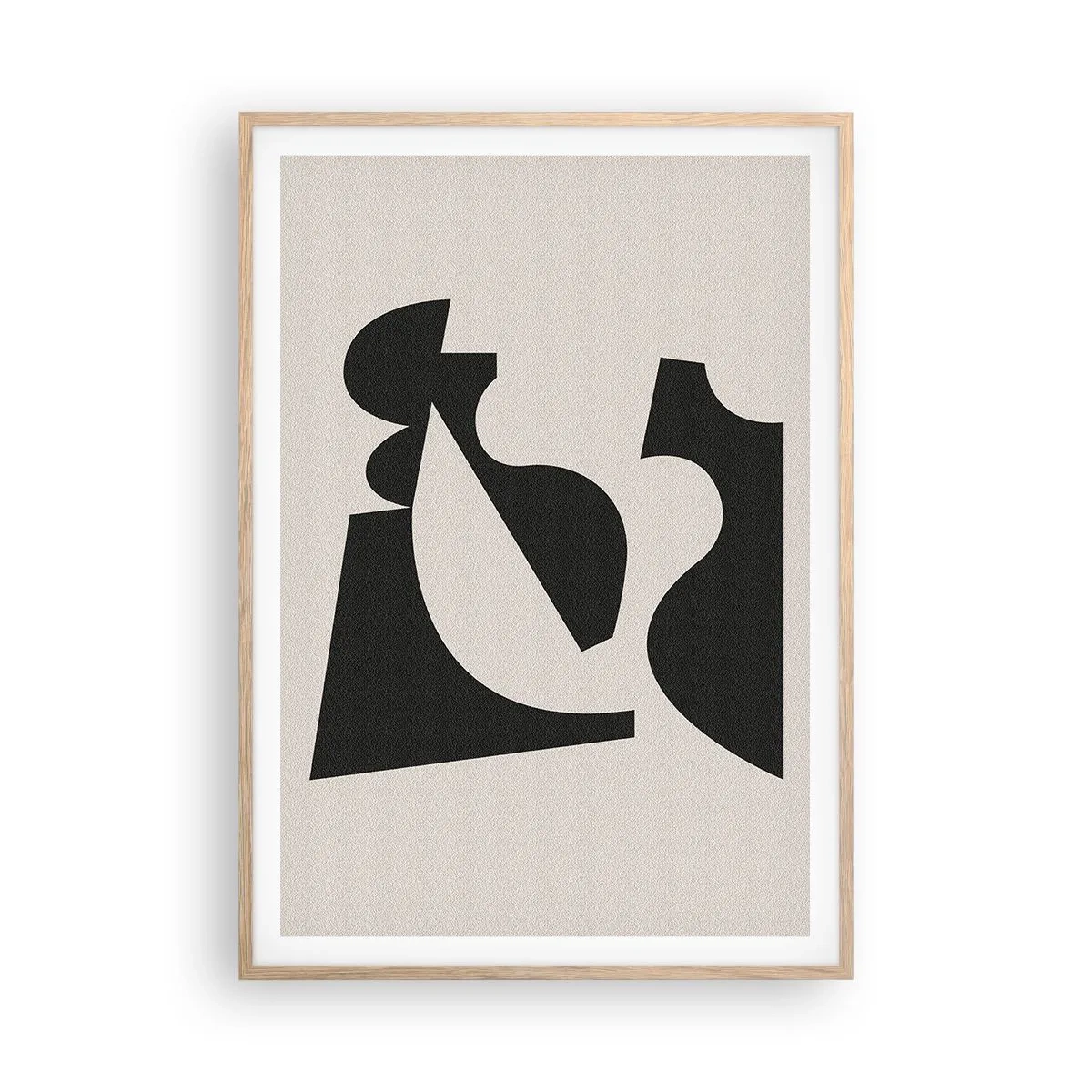 Poster in einem Rahmen aus heller Eiche - Zum Selbstbauen - 70x100 cm