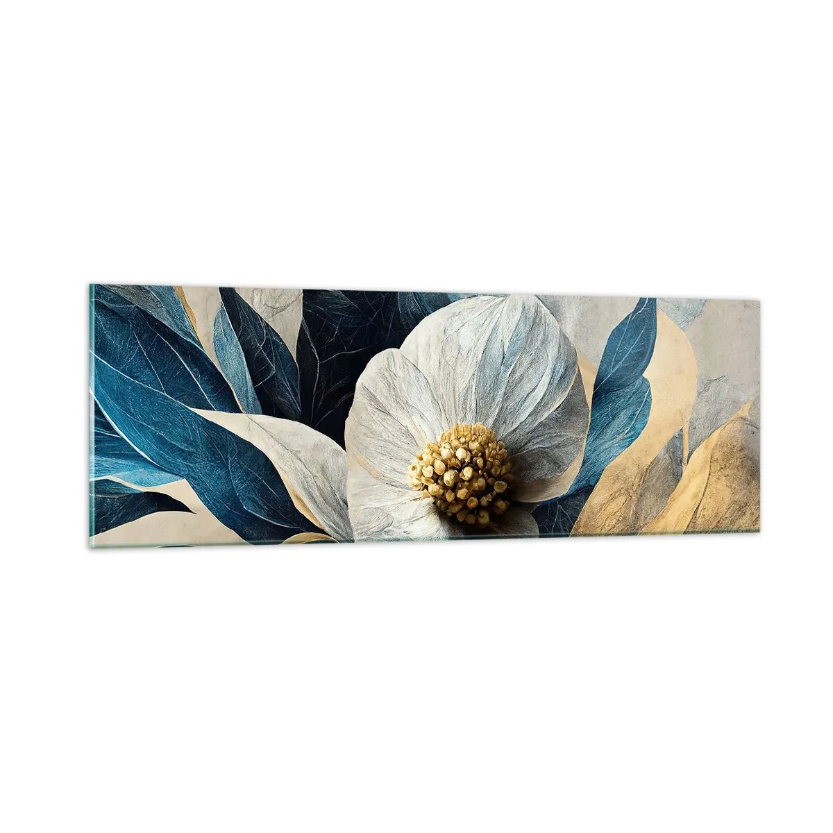 Glasbild - Bild auf glas - Er hat ein Herz aus Gold - 90x30 cm