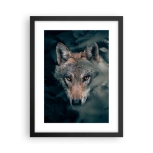 Poster in einem schwarzem Rahmen - Jäger - 30x40 cm