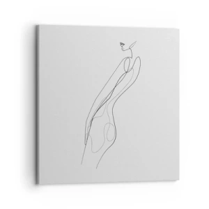 Bild auf Leinwand - Leinwandbild - Bloß ein Versprechen - 70x70 cm