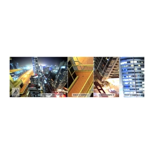 Fototapetenmuster Standard Eco - Ein Wunder in der Wüste - Stadt, Dubai, Die Architektur - 100x30 cm