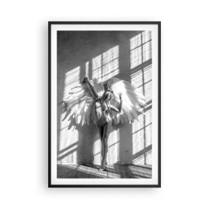 Poster in einem schwarzem Rahmen - Direkt vom Himmel - 61x91 cm