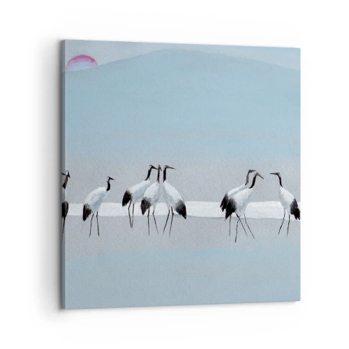 Bild auf Leinwand - Leinwandbild - Nach einem heißen Tag - 60x60 cm