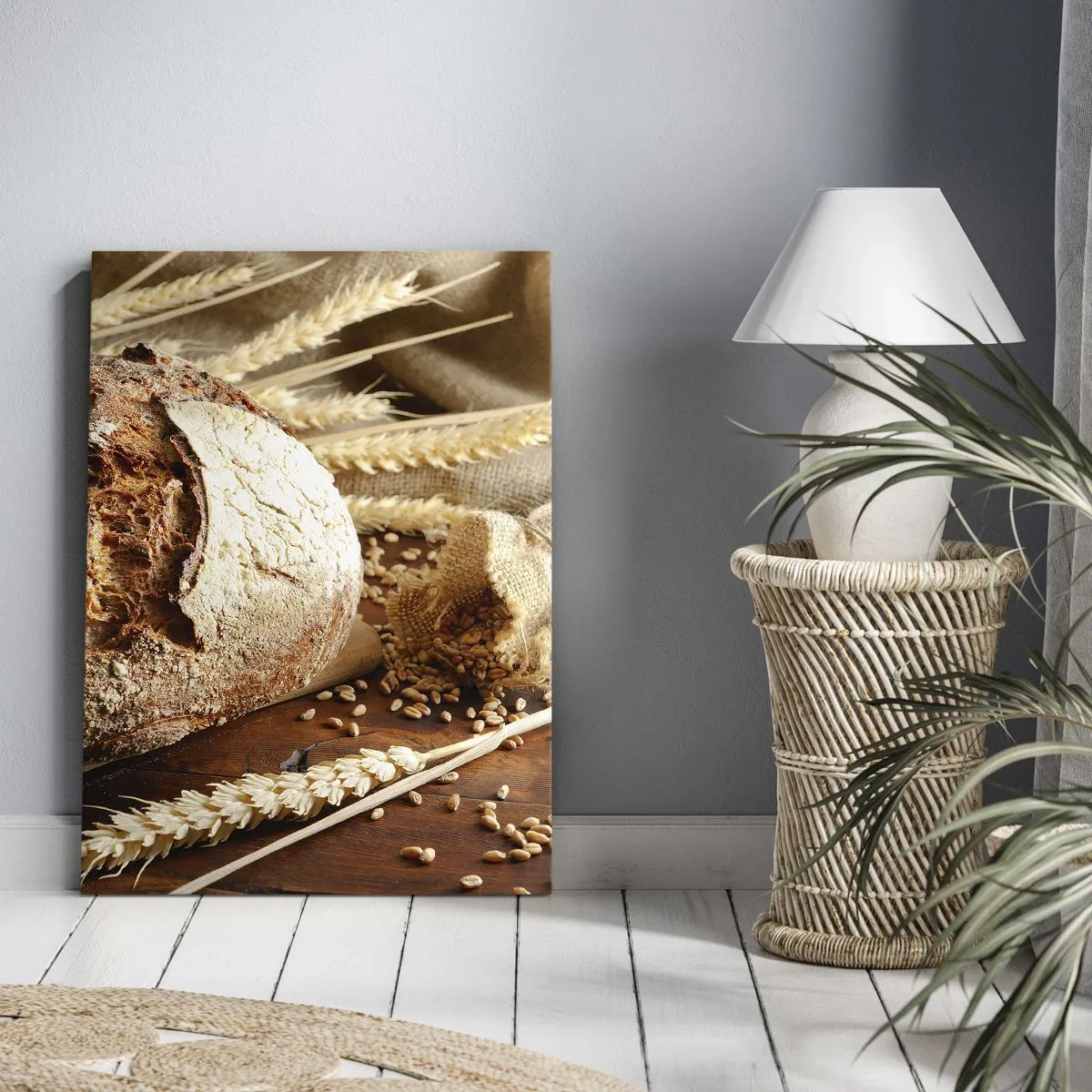 Bild auf Leinwand - Leinwandbild - Appetitanregend, duftend, knackig - 65x120 cm