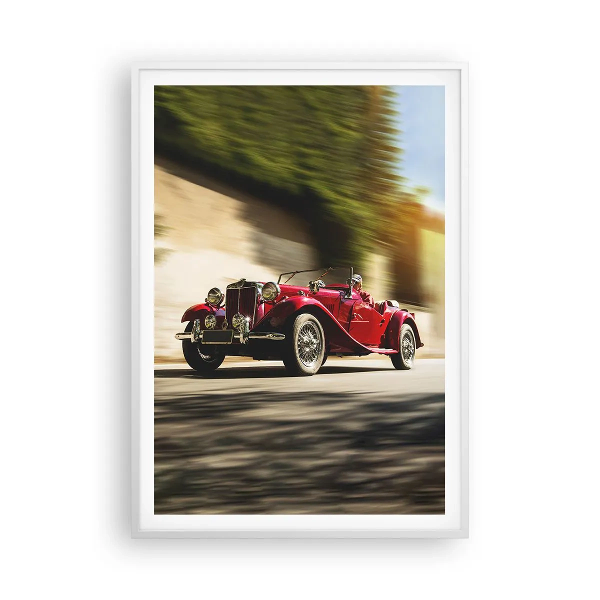 Poster in einem weißen Rahmen - Schöner als Nike von Samothrake - 70x100 cm