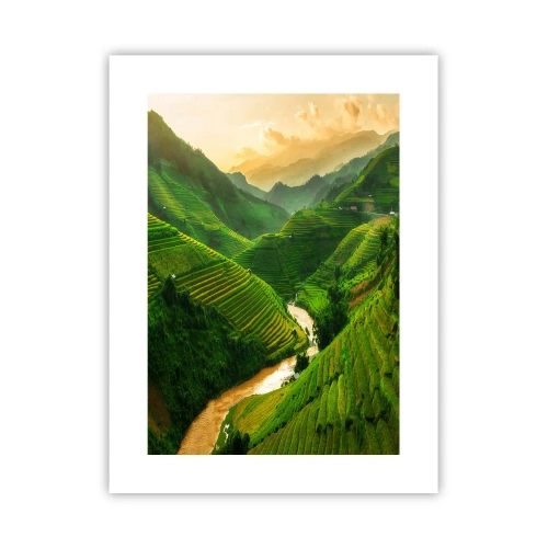 Poster - Vietnamesisches Tal - 30x40 cm