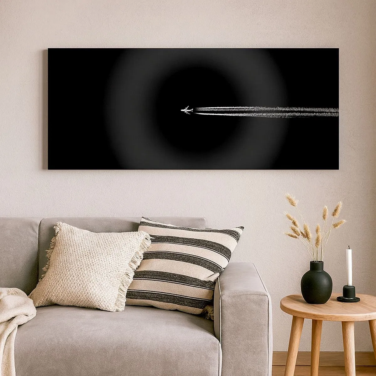 Bild auf Leinwand - Leinwandbild - In eine andere Dimension - 100x40 cm
