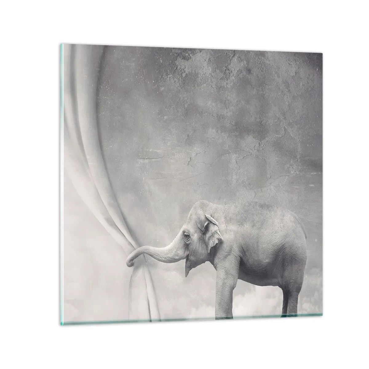 Glasbild - Bild auf glas - Enthülle das Geheimnis - 60x60 cm