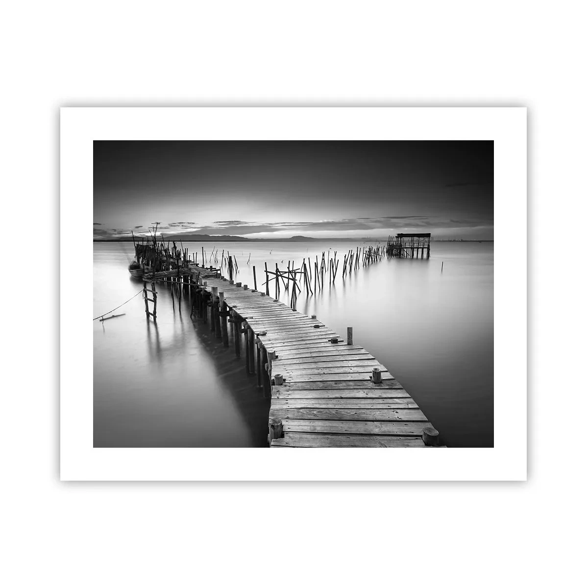 Poster - Der Frieden eines vergessenen Ufers - 50x40 cm