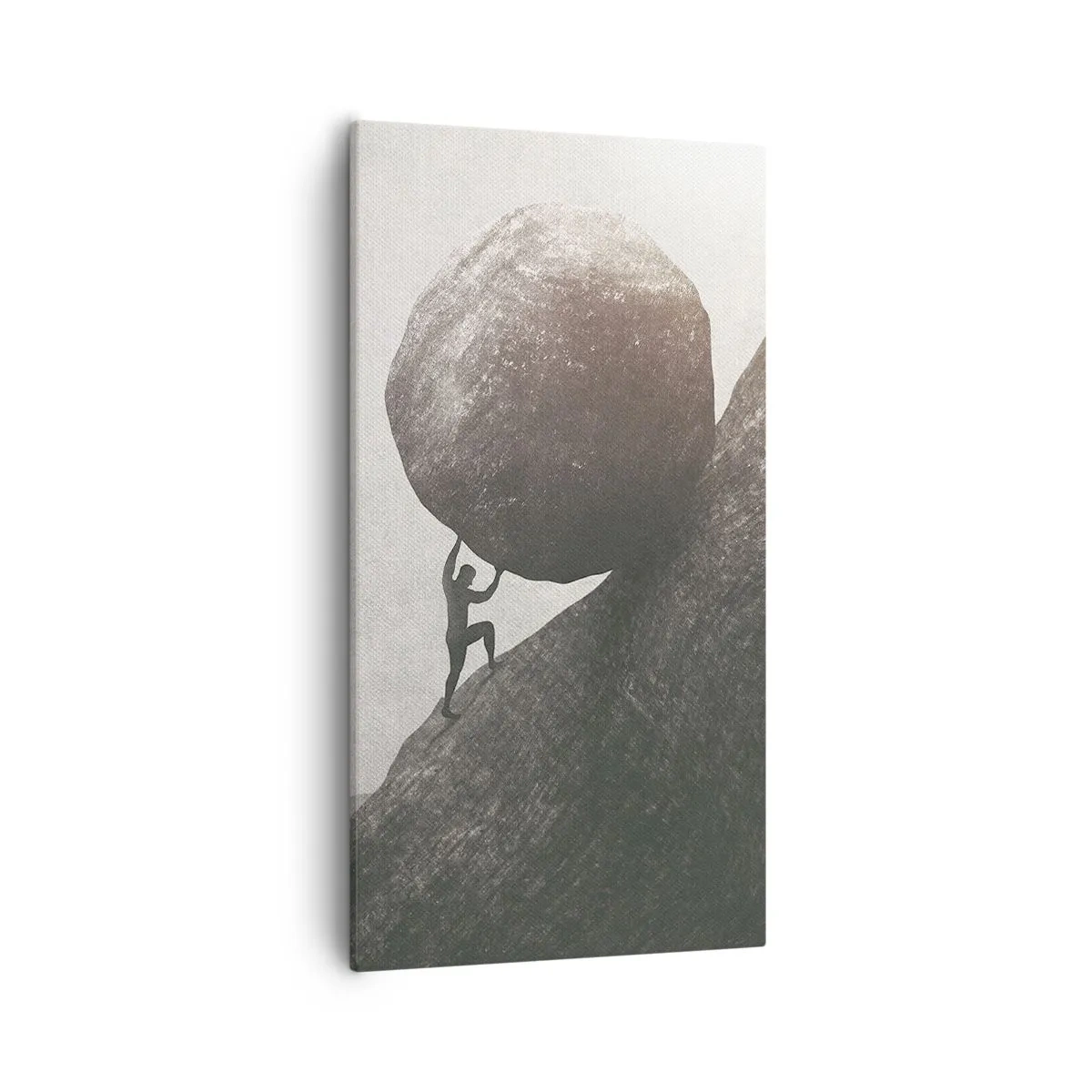 Bild auf Leinwand - Leinwandbild - Ich glaube wider alle Hoffnung - 55x100 cm