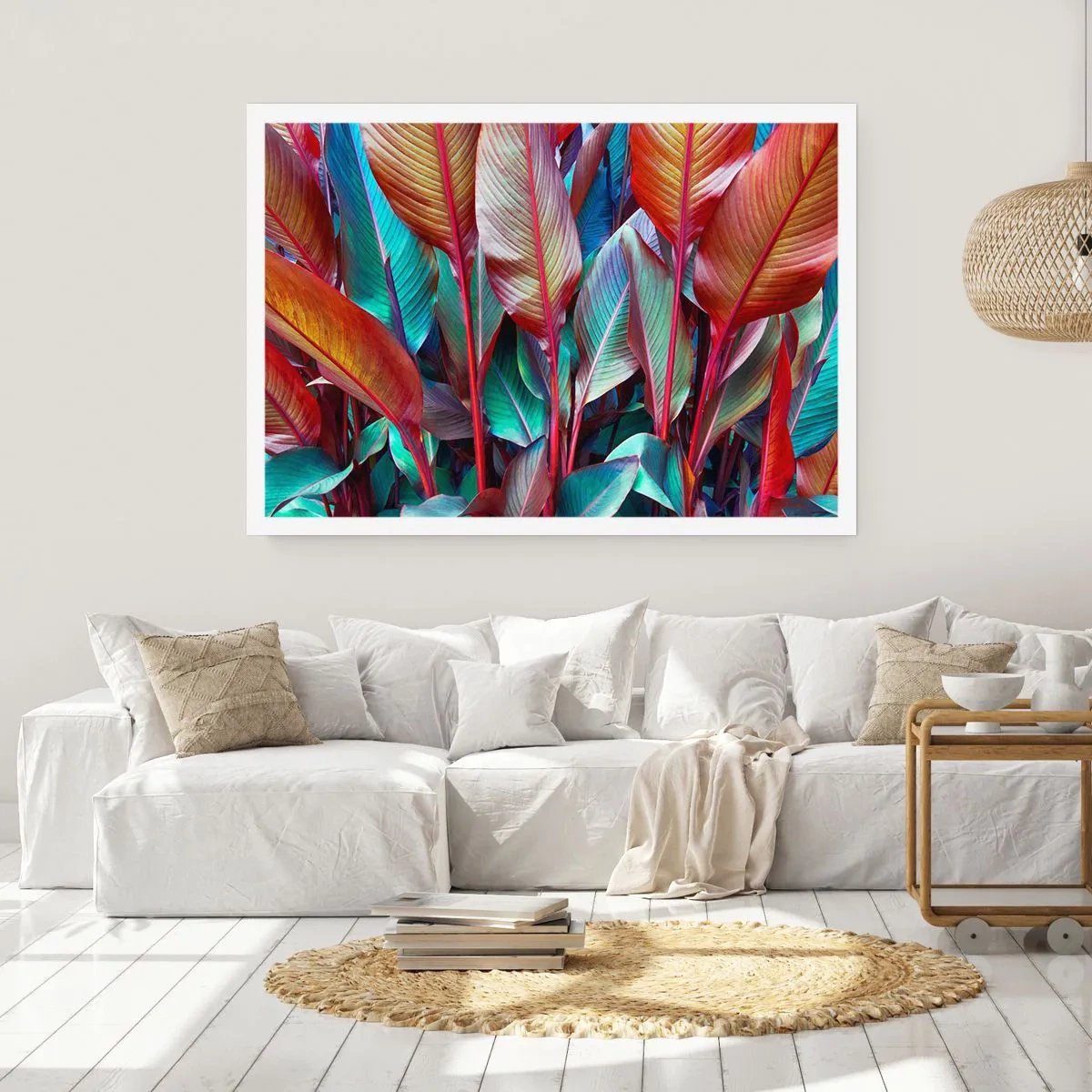 Poster - Buntes Dickicht - 50x40 cm