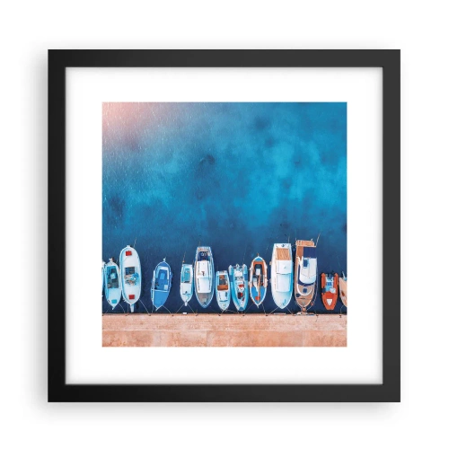 Poster in einem schwarzem Rahmen - In einer Reihe - 30x30 cm