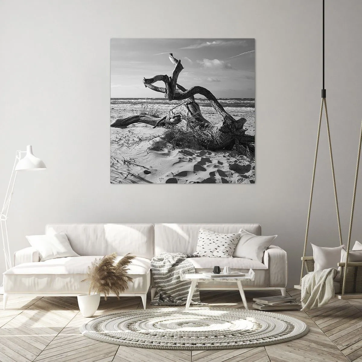 Bild auf Leinwand - Leinwandbild - Meeresskulptur - 50x50 cm