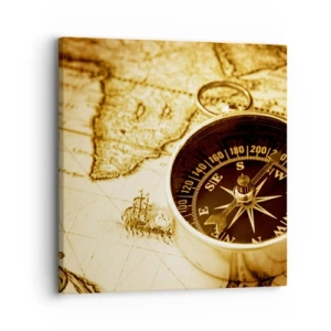 Bild auf Leinwand - Leinwandbild - Ost oder West? - 30x30 cm