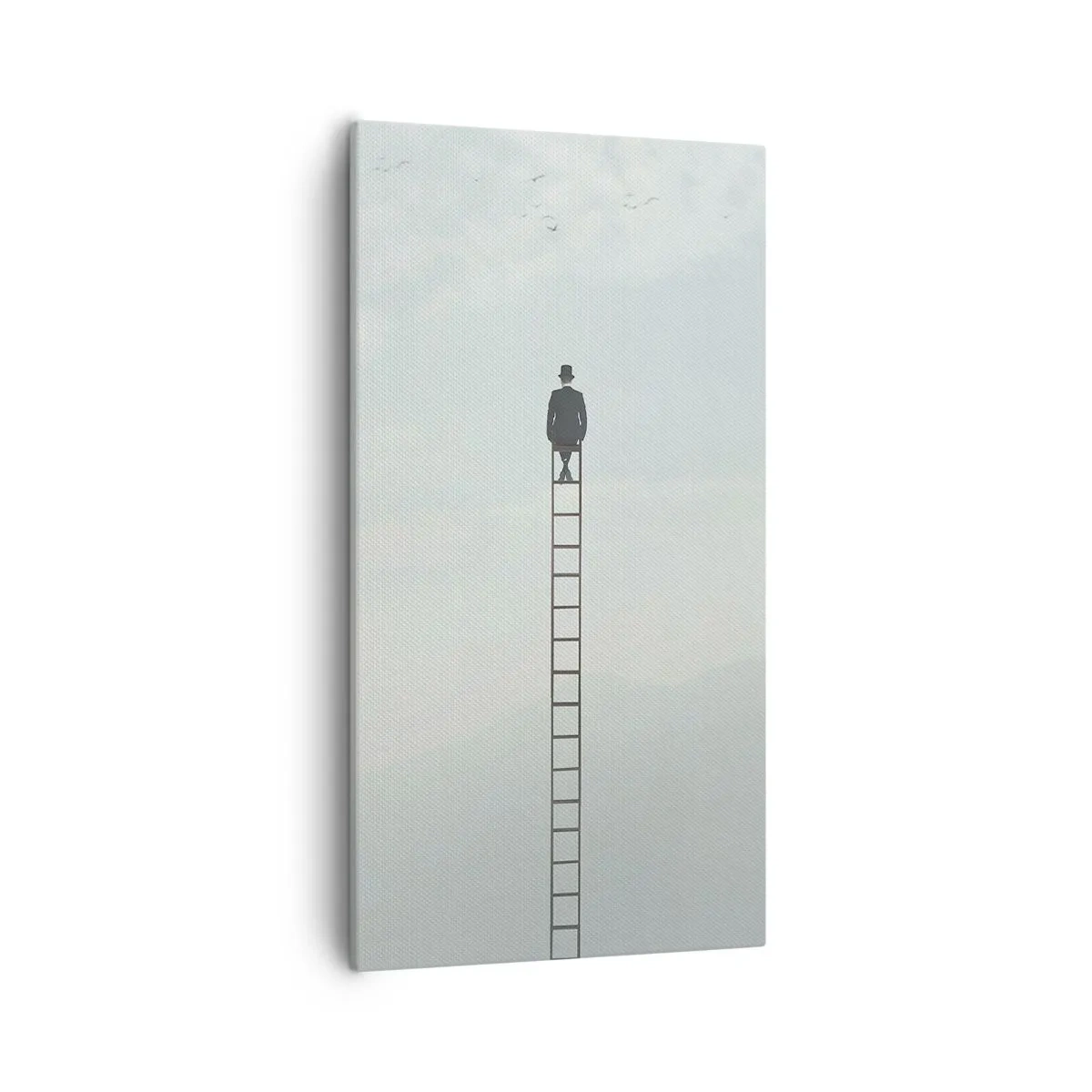 Bild auf Leinwand - Leinwandbild - Erhebe dich darüber! - 55x100 cm
