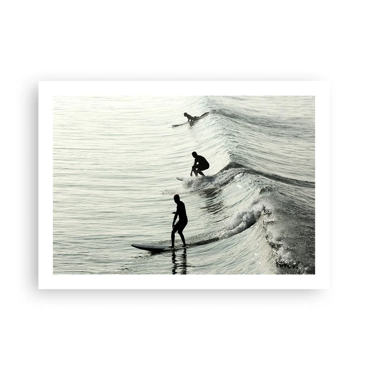 Poster - Gegen die Welle - 70x50 cm
