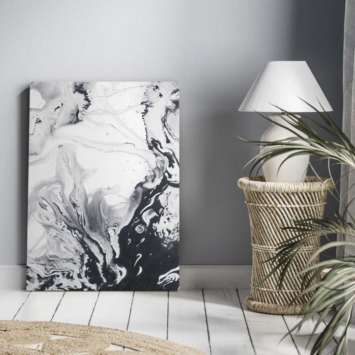 Bild auf Leinwand - Leinwandbild - Das Innere der Erde - 65x120 cm