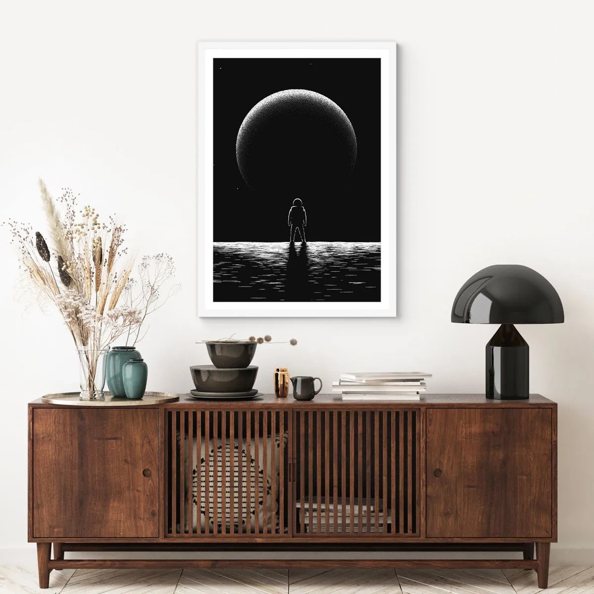 Poster in einem weißen Rahmen - Angesicht zu Angesicht - 30x40 cm