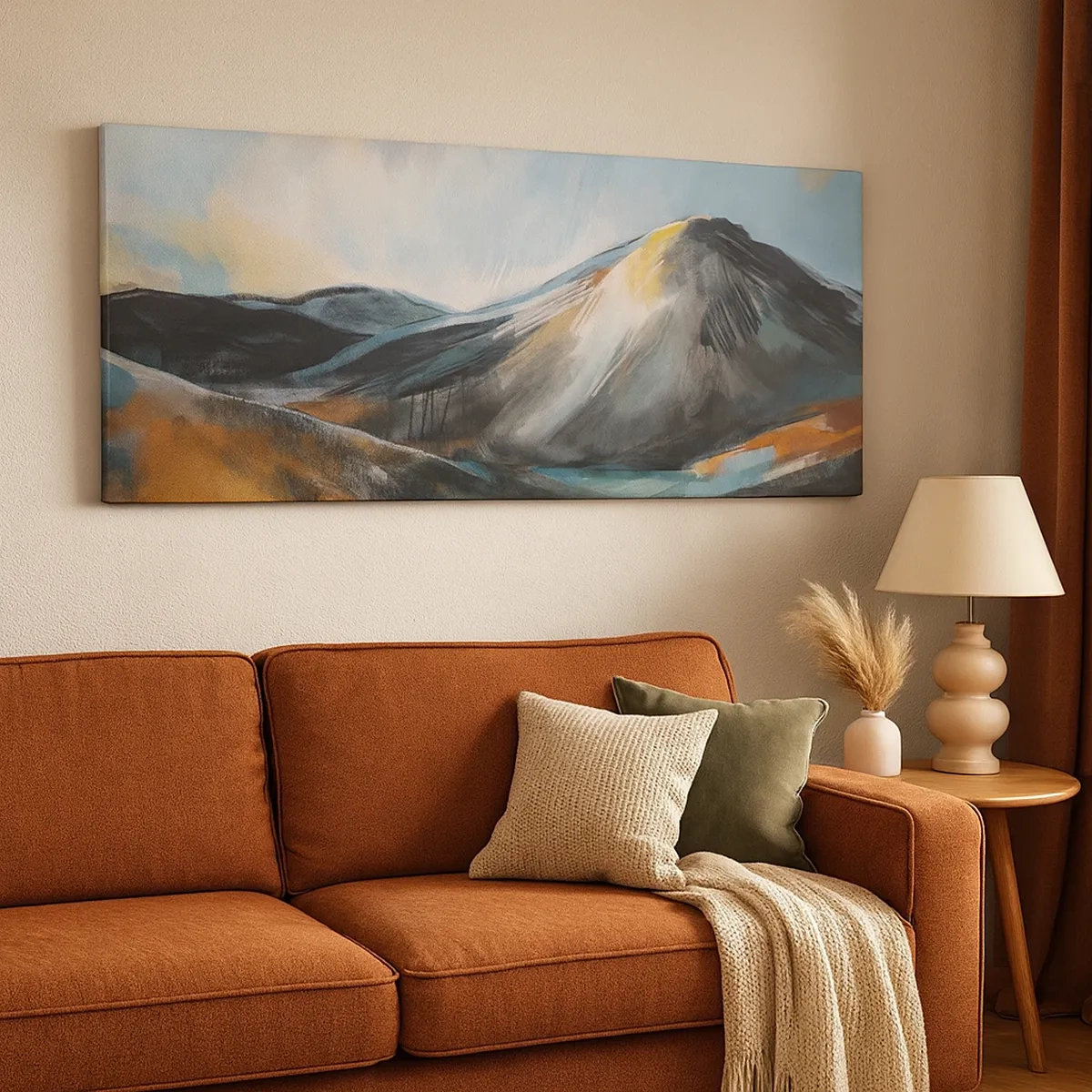 Bild auf Leinwand - Leinwandbild - Roh und schön - 30x30 cm