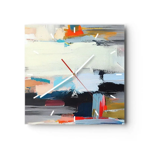 Wanduhr - Glasuhr - Gibt es eine Methode? - 40x40 cm