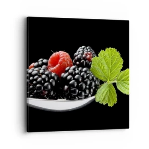 Bild auf Leinwand - Leinwandbild - Der Geschmack der Frische - 40x40 cm