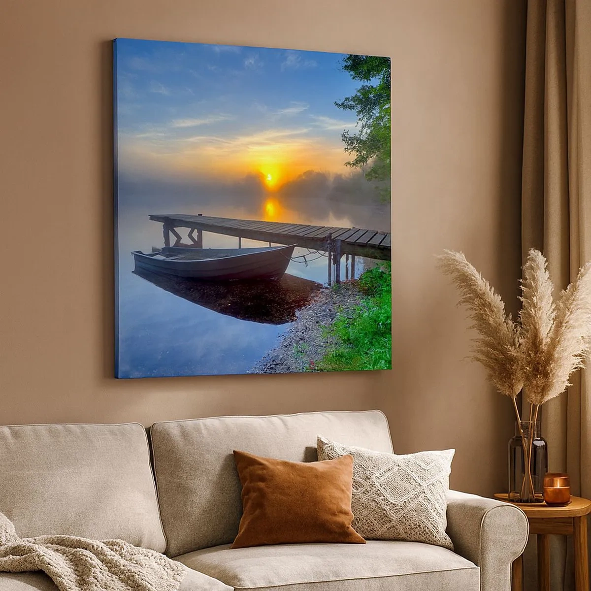 Bild auf Leinwand - Leinwandbild - Wie aus Gewöhnlichem Magie wird - 30x30 cm