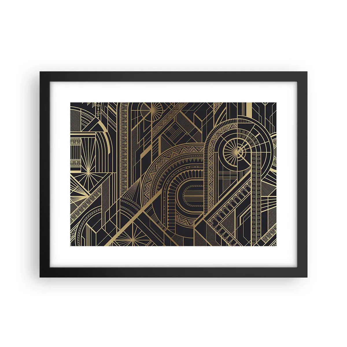Poster in einem schwarzem Rahmen - Konzepte, Ideen, Pläne - 40x30 cm