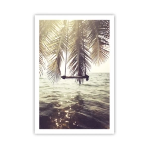 Poster - Sie können nach Belieben in den Wolken schwingen - 61x91 cm