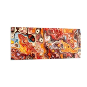 Glasbild - Bild auf glas - Wenn die Nüsse in Honig geschmolzen sind - 100x40 cm