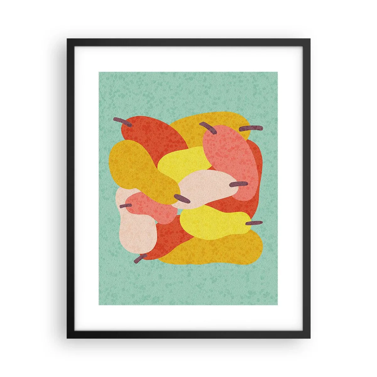 Poster in einem schwarzem Rahmen - Probieren Sie die Sommersonne - 40x50 cm