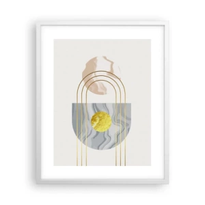 Poster in einem weißen Rahmen - Helligkeit und Brillanz - 40x50 cm