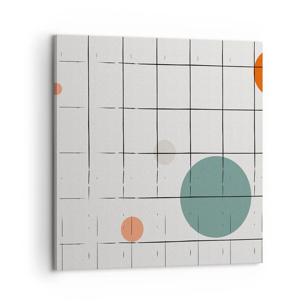 Bild auf Leinwand - Leinwandbild - Gefangen. Wir oder sie? - 60x60 cm