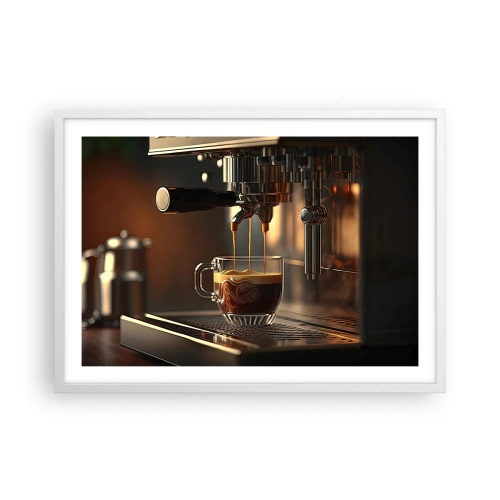 Poster in einem weißen Rahmen - Sinnliche Mischung - 70x50 cm